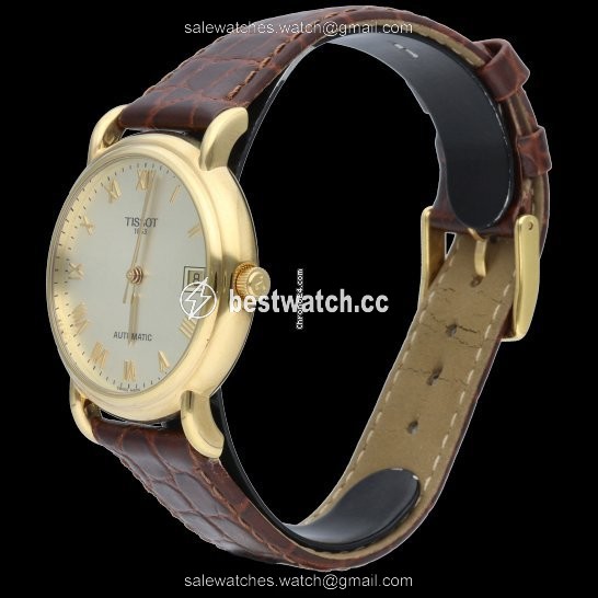 IMG_9086 Tissot Carson Mens watch Unisex Automatic Yellow gold T0854073601100 3