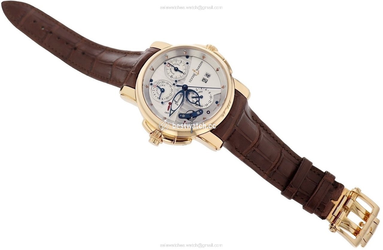IMG_9086 Ulysse Nardin Sonata Mens watch Unisex Automatic Rose gold 676-88 212 3