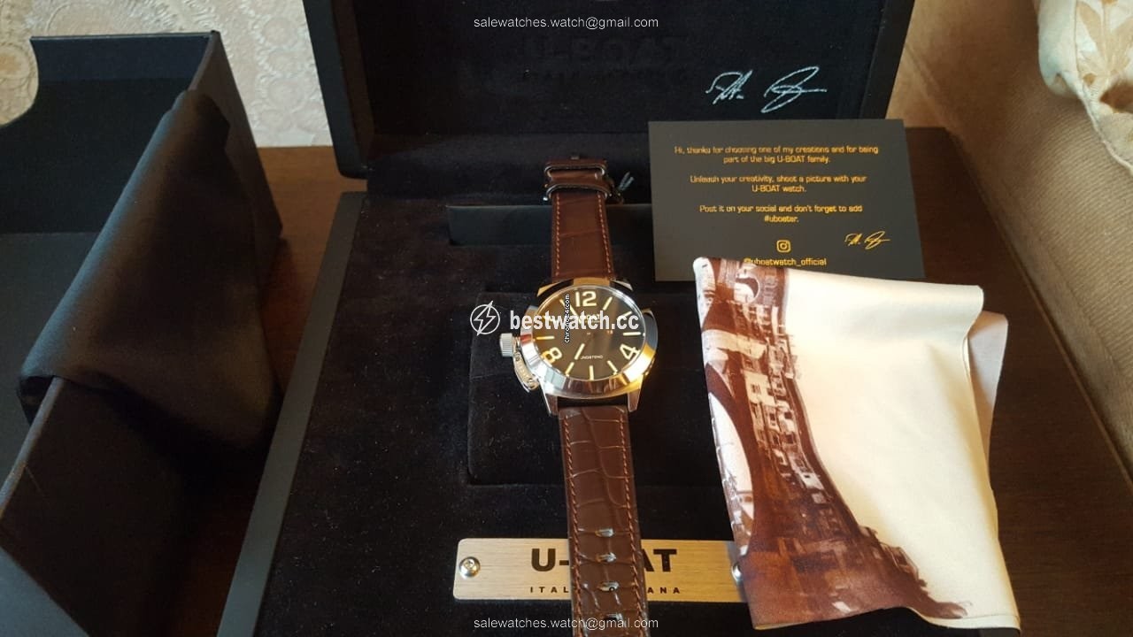 U-Boat Classico Mens watch Unisex Manual winding Steel 9002 3