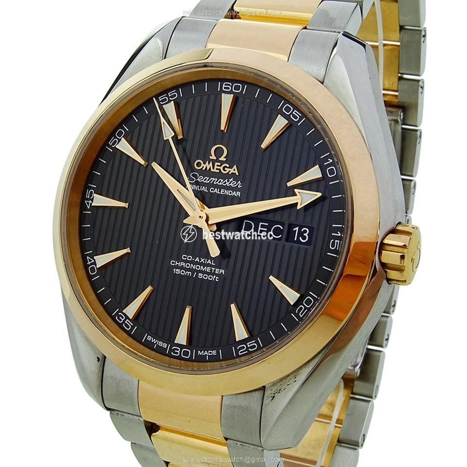 IMG_9086 Omega Seamaster Aqua Terra Mens watch Unisex Automatic Gold Steel 231.20.43.22.46.002 3