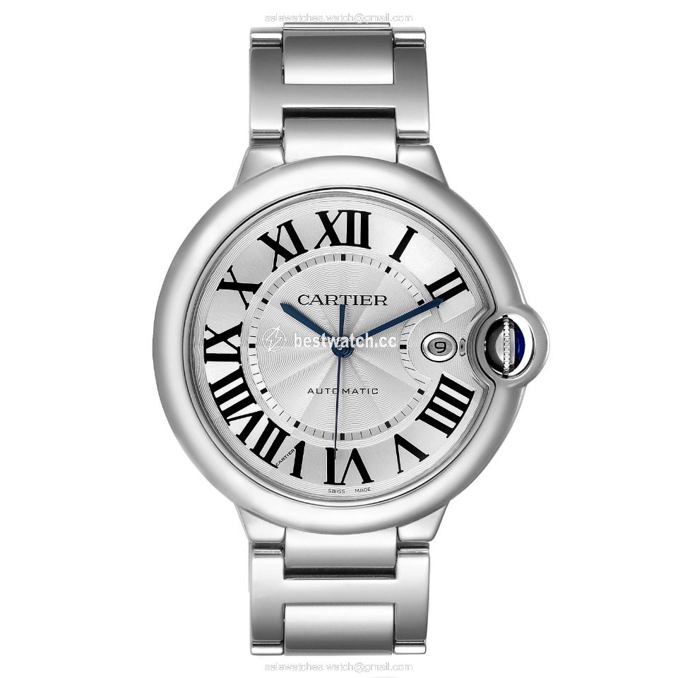 IMG_9086 Cartier Ballon Bleu 42mm Mens watch Unisex Automatic Steel W69012Z4 3