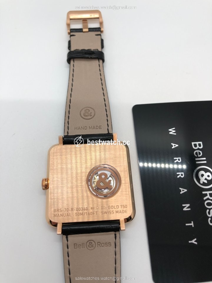 Bell & Ross BR S Mens watch Unisex Manual winding Rose gold BRS-70-R 3