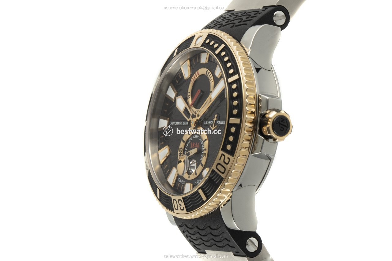 Ulysse Nardin Maxi Marine Diver Mens watch Unisex Automatic Gold Steel 265-90 3