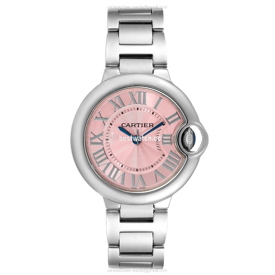 IMG_9086 Cartier Ballon Bleu 33mm Womens watch Quartz Steel WSBB0033 3