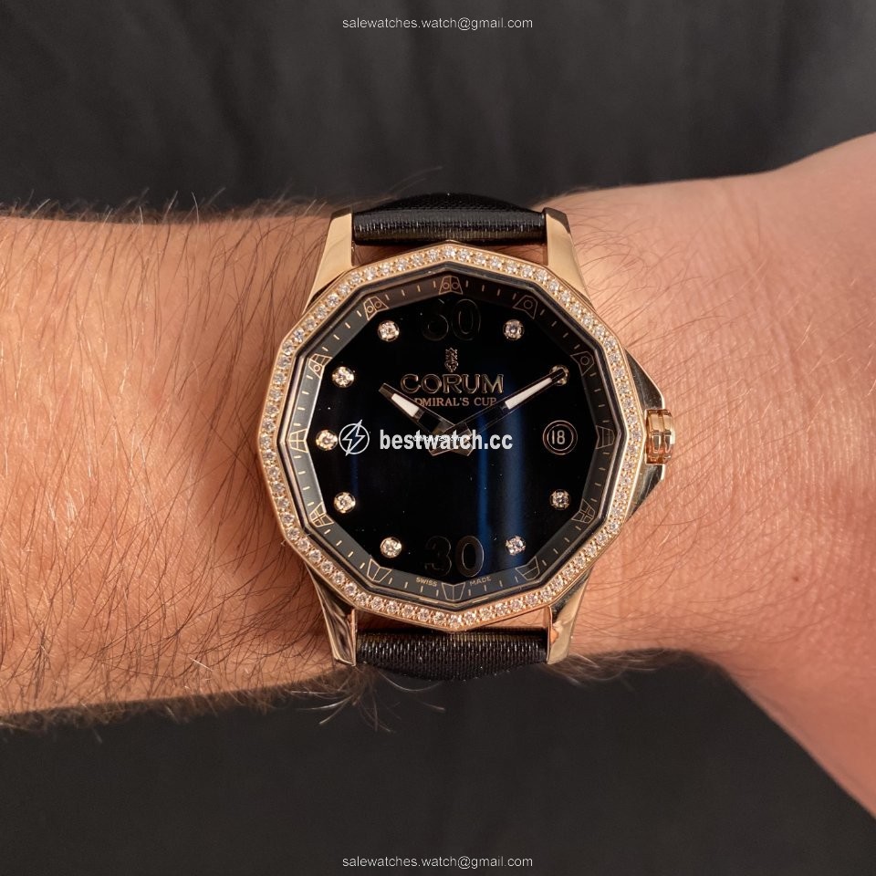 IMG_9086 Corum Admirals Cup Legend 38 Womens watch Automatic Rose gold 082.101.85 0041 PN10 3
