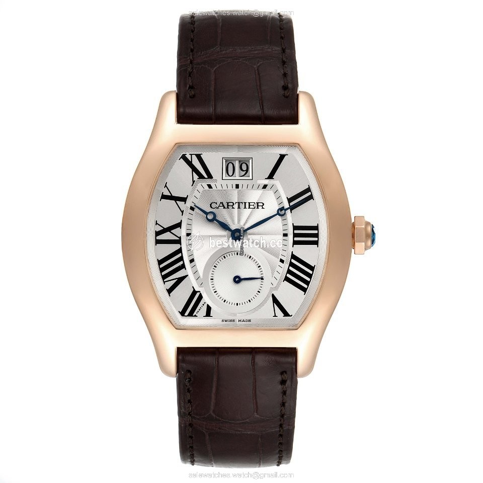 IMG_9086 Cartier Tortue Mens watch Unisex Manual winding Rose gold W1556234 3