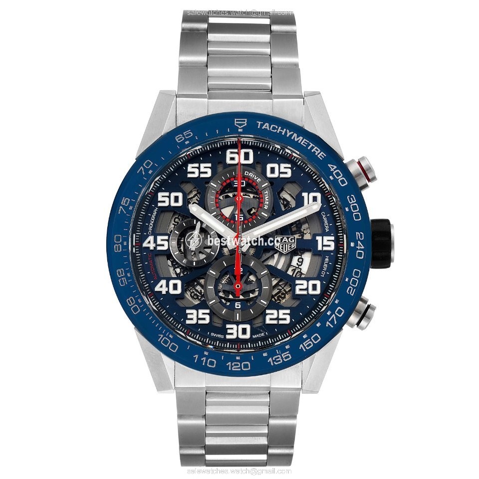 IMG_9086 TAG Heuer Carrera Calibre HEUER 01 Mens watch Unisex Automatic Steel CAR2A1K.BA0703 3