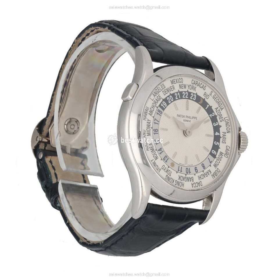 IMG_9086 Patek Philippe World Time Mens watch Unisex Automatic White gold 5110G 3