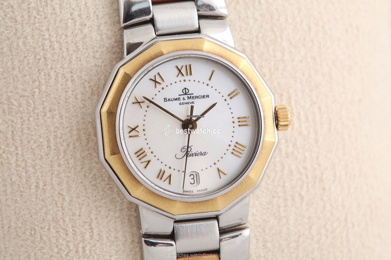 Baume & Mercier Riviera Womens watch Quartz Gold Steel Baume & Mercier 5231 3
