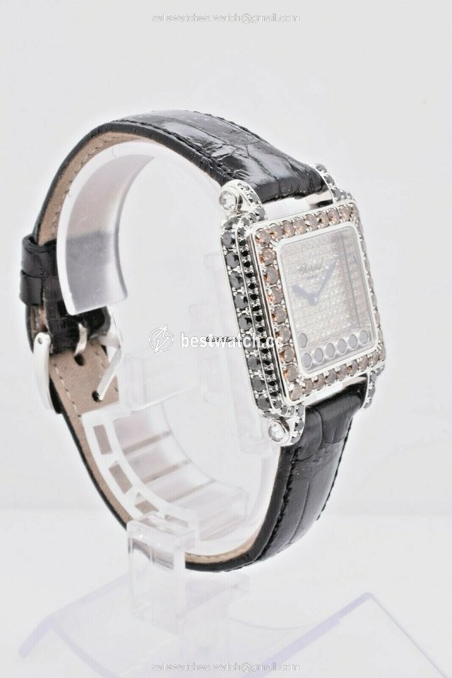 IMG_9086 Chopard Happy Sport Womens watch Quartz White gold 27 6730-415 3