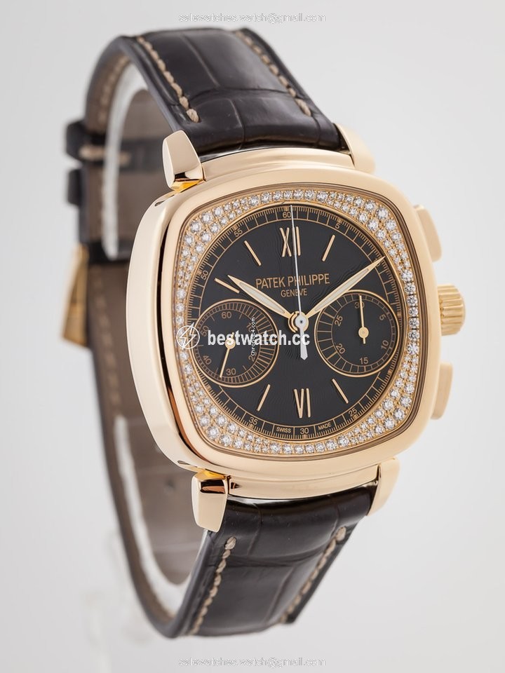 IMG_9086 Patek Philippe Chronograph Womens watch Manual winding Rose gold 7071R-010 3