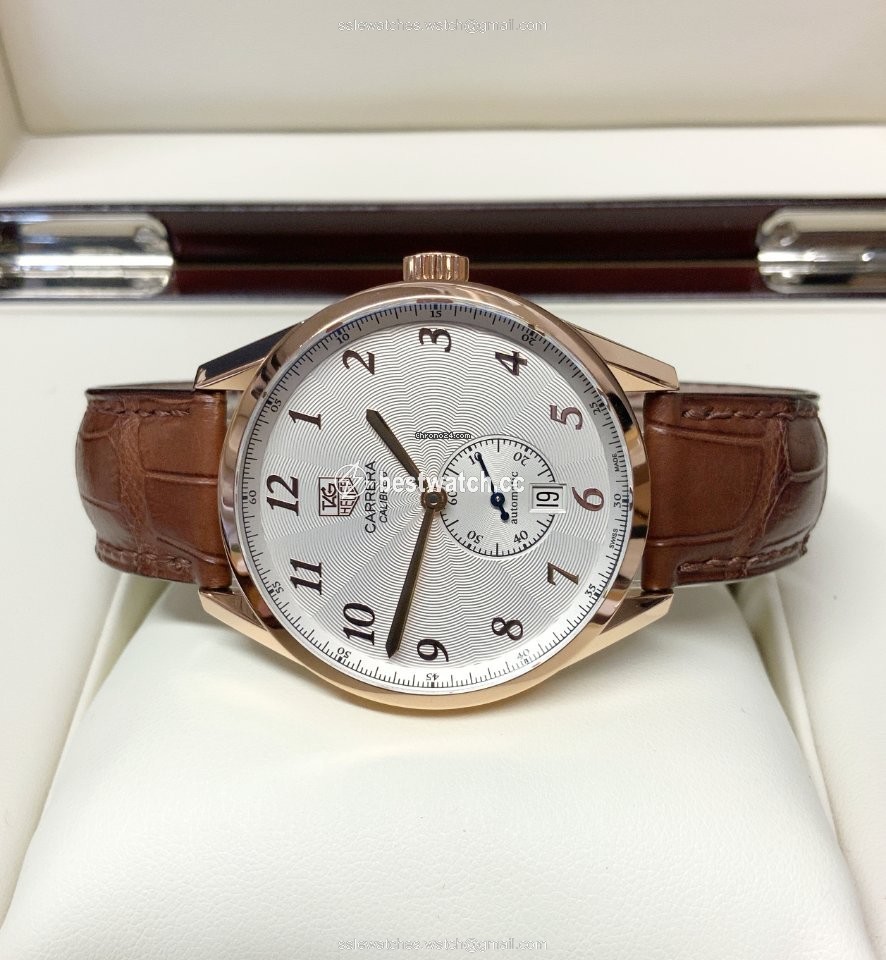 IMG_9086 TAG Heuer Carrera Calibre 6 Mens watch Unisex Automatic Rose gold WAS2140.FC8176 3