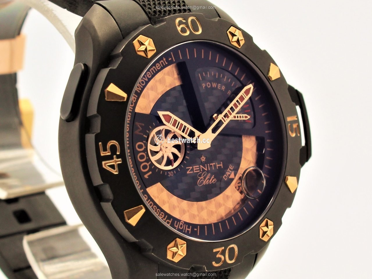 IMG_9086 Zenith Defy Mens watch Unisex Automatic Titanium 96.0518.685 3