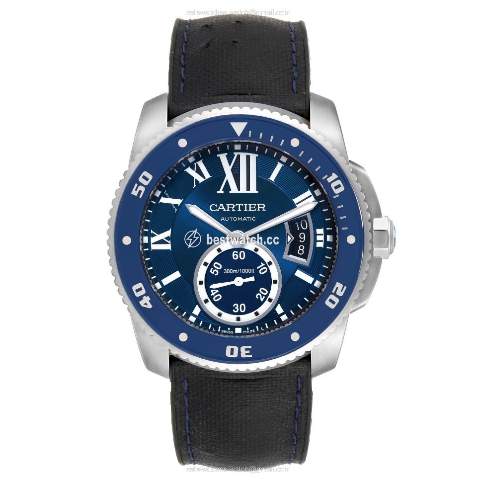 IMG_9086 Cartier Calibre de Cartier Diver Mens watch Unisex Automatic Steel WSCA0011 3