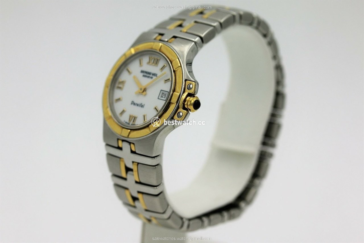 IMG_9086 Raymond Weil Parsifal Womens watch Quartz Gold Steel 9470 3