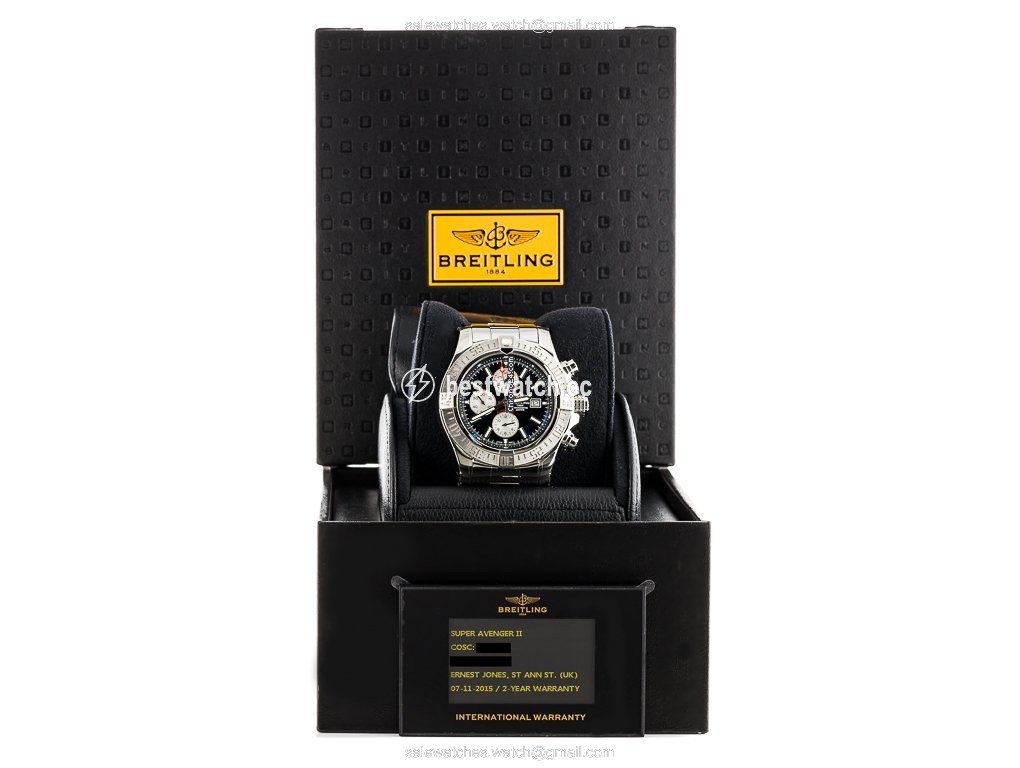 IMG_9086 Breitling Super Avenger II Mens watch Unisex Automatic Steel A13371111B1A1 3