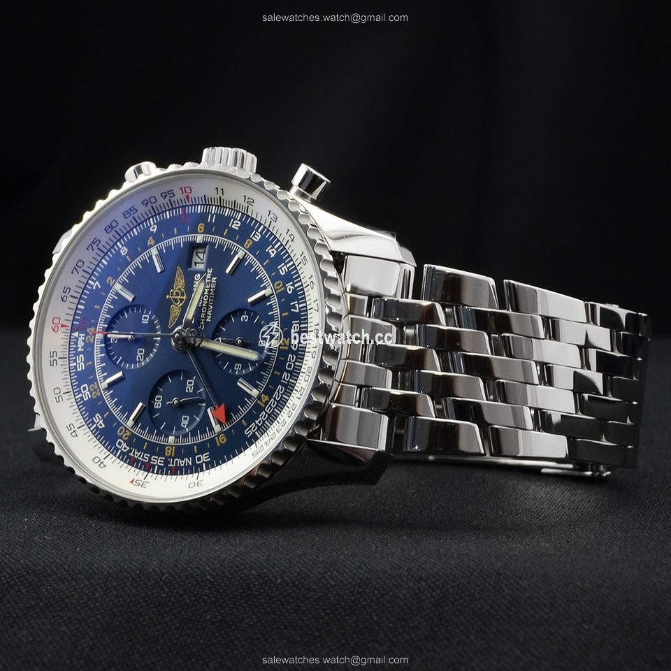 IMG_9086 Breitling Navitimer World Mens watch Unisex Automatic Steel A2432212 C651 443A 3