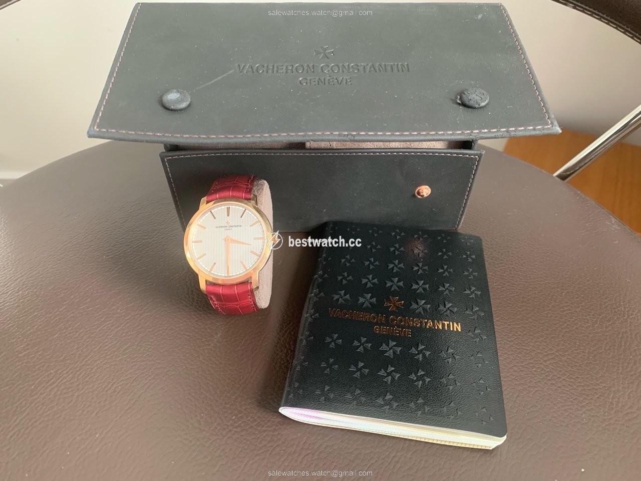 IMG_9086 Vacheron Constantin Patrimony Mens watch Unisex Automatic Rose gold 43075 000R-9884 3