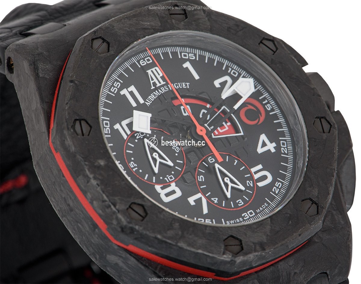 IMG_9086 Audemars Piguet Royal Oak Offshore Chronograph Mens watch Unisex Automatic Carbon 26062FS.OO.A002CA.01 3
