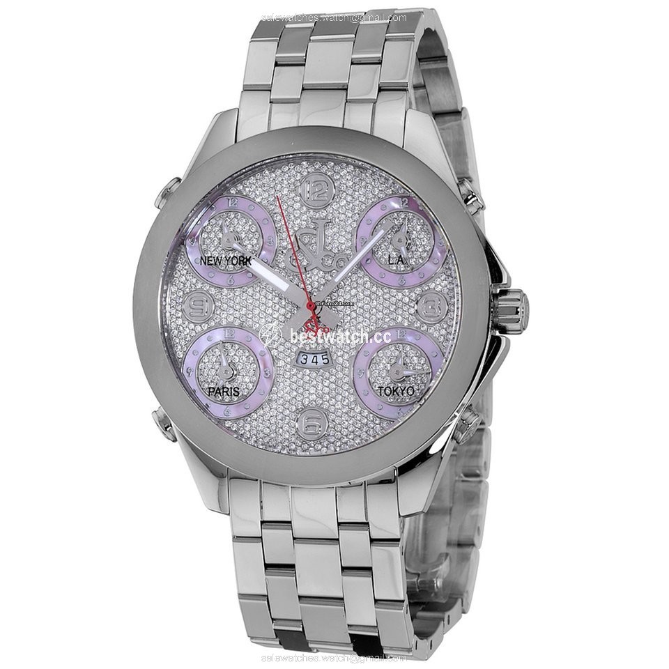 Jacob & Co. Five Time Zone Mens watch Unisex Quartz Steel JC30P 3