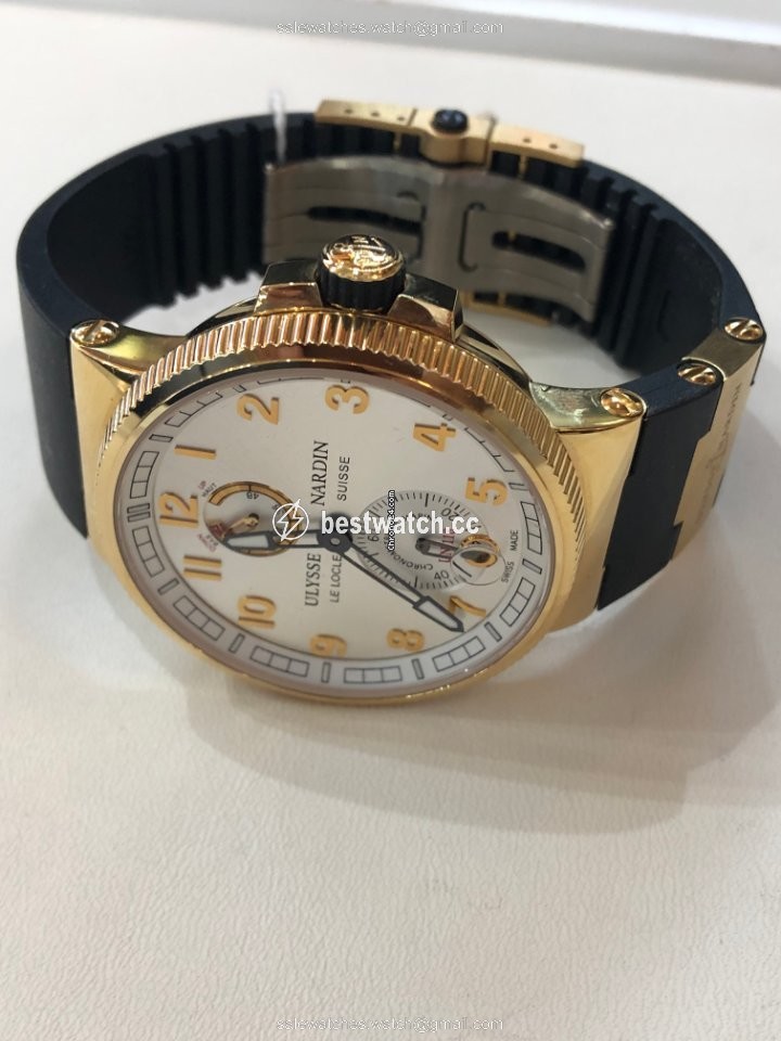 IMG_9086 Ulysse Nardin Marine Chronometer 43mm Mens watch Unisex Automatic Rose gold 263-67-3 42 3