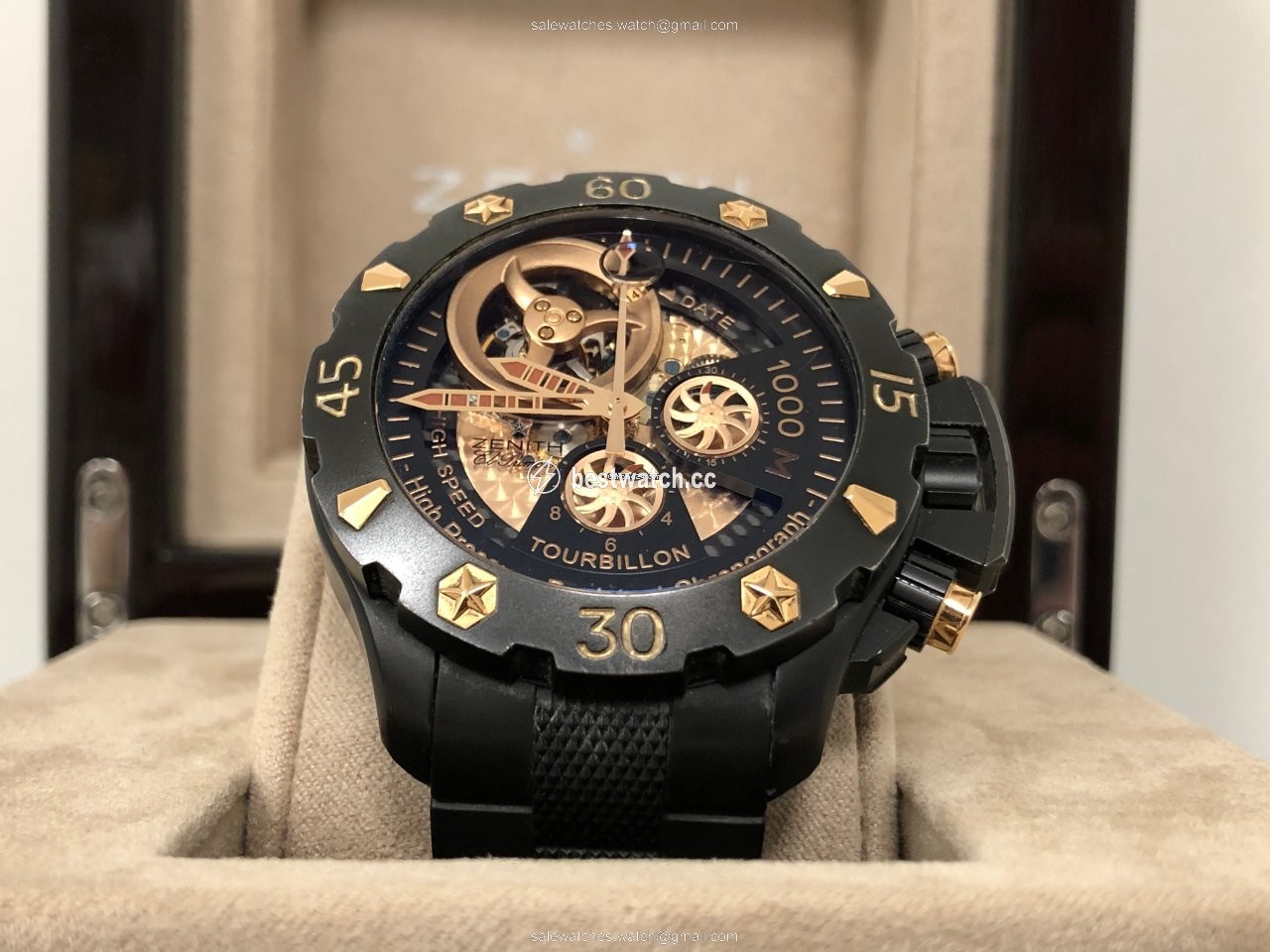 IMG_9086 Zenith Defy El Primero Mens watch Unisex Automatic Titanium 96.0528.4035 21.M528 3