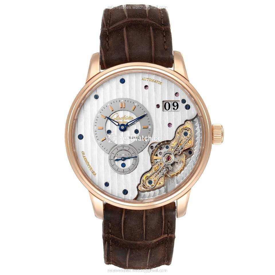 IMG_9086 Glashutte Original PanoMaticInverse Mens watch Unisex Automatic Rose gold 1-91-02-01-05-30 3