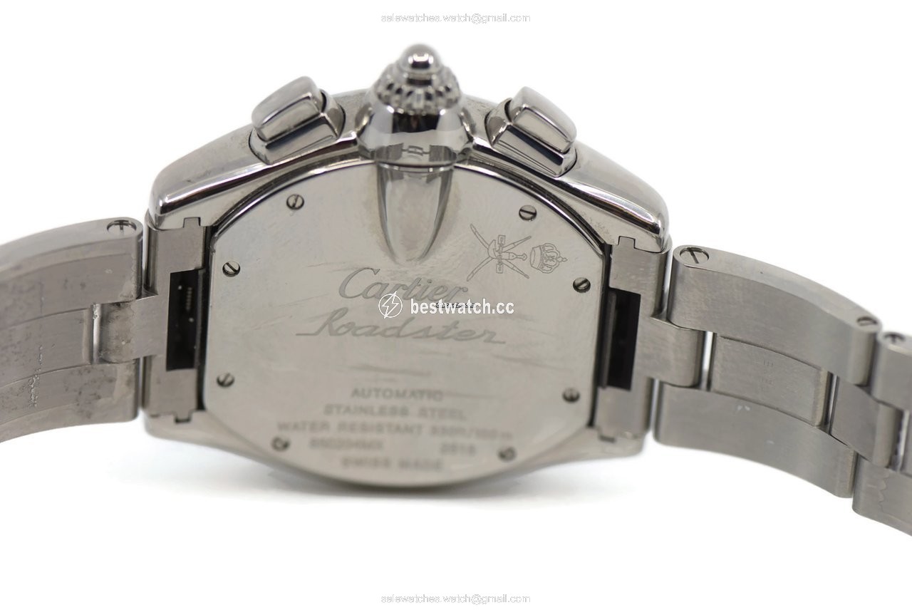 IMG_9086 Cartier Roadster Mens watch Unisex Automatic Steel W62007X6 3