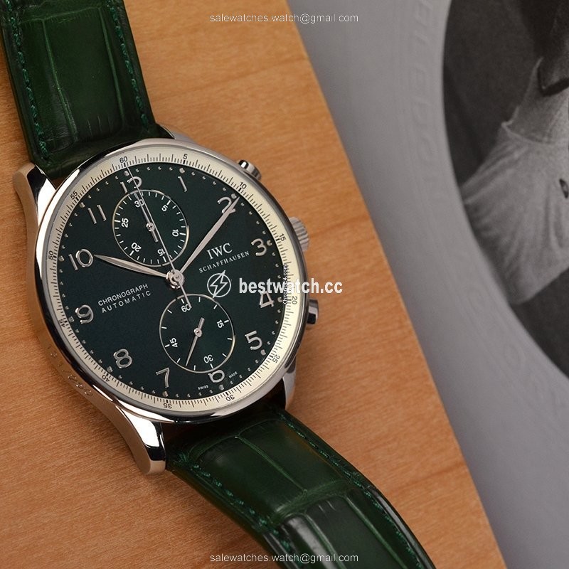 IMG_9086 IWC Portuguese Chronograph Mens watch Unisex Steel IW371430 3