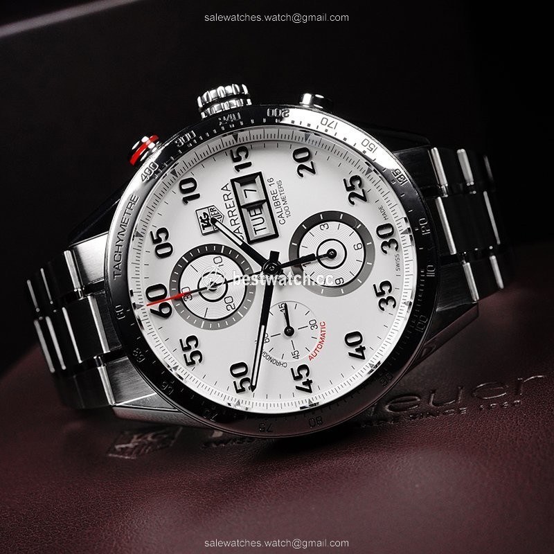 IMG_9086 TAG Heuer Carrera Calibre 16 Mens watch Unisex Automatic Steel CV2A11 3