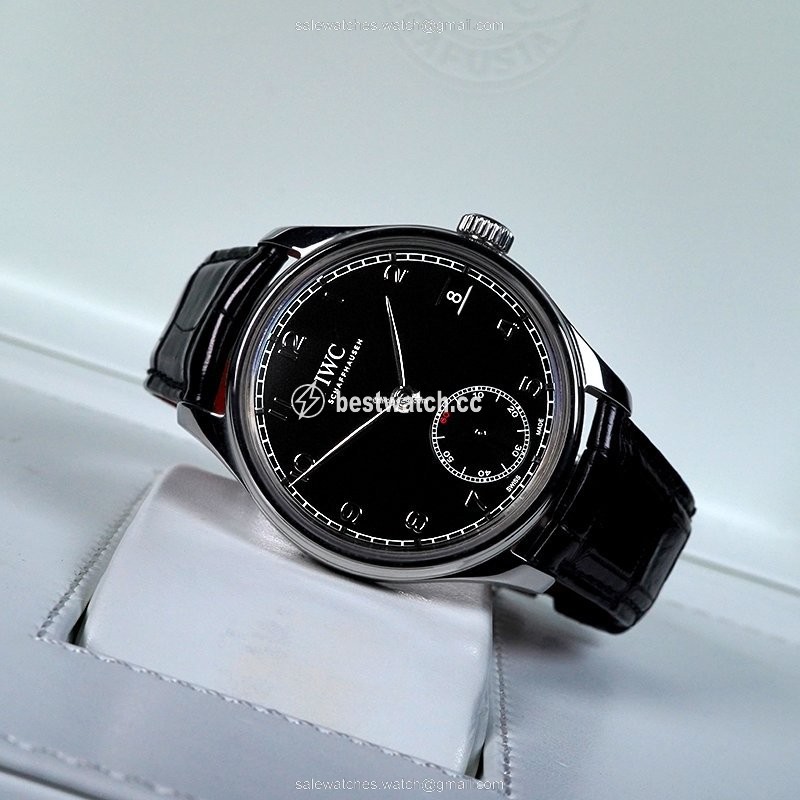 IMG_9086 IWC Portuguese Hand-Wound Mens watch Unisex Steel IW5102-02 3