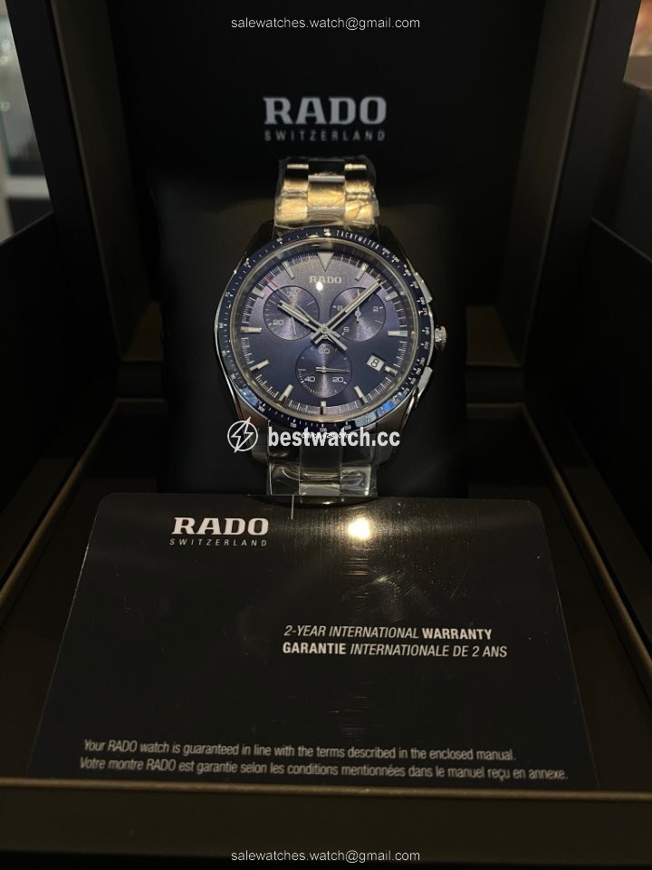IMG_9086 Rado HyperChrome Chronograph Mens watch Unisex Quartz Steel R32259203 3