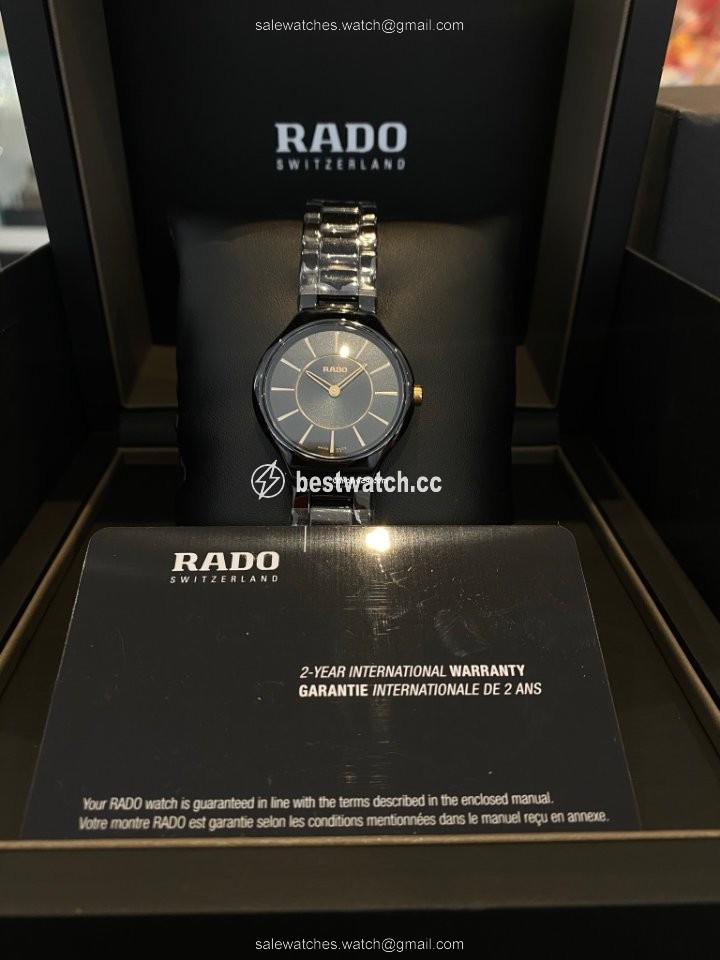 IMG_9086 Rado True Thinline Womens watch Quartz Ceramic R27742152 3