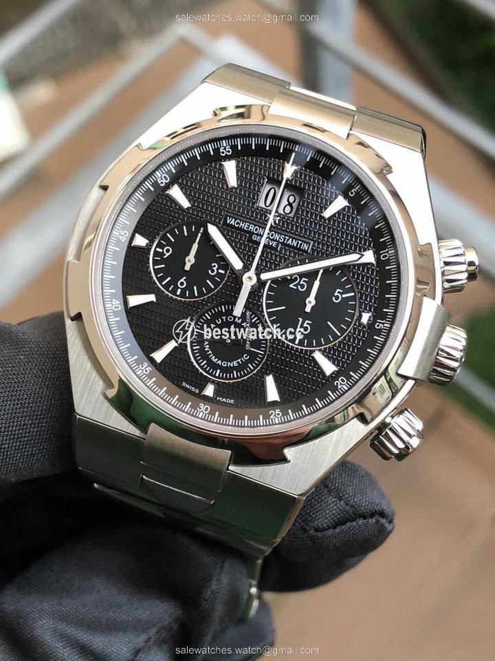 IMG_9086 Vacheron Constantin Overseas Chronograph Mens watch Unisex Automatic Steel 49150 B01A 3