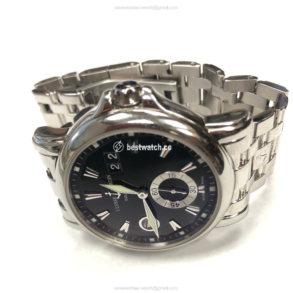 IMG_9086 Ulysse Nardin Dual Time Mens watch Unisex Automatic Steel 243-55-7 92 3