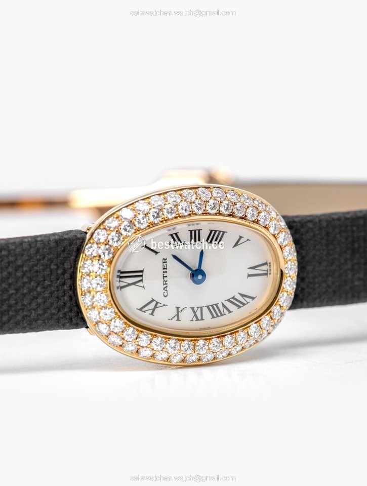IMG_9086 Cartier Baignoire Womens watch Quartz Yellow gold WB509531 3