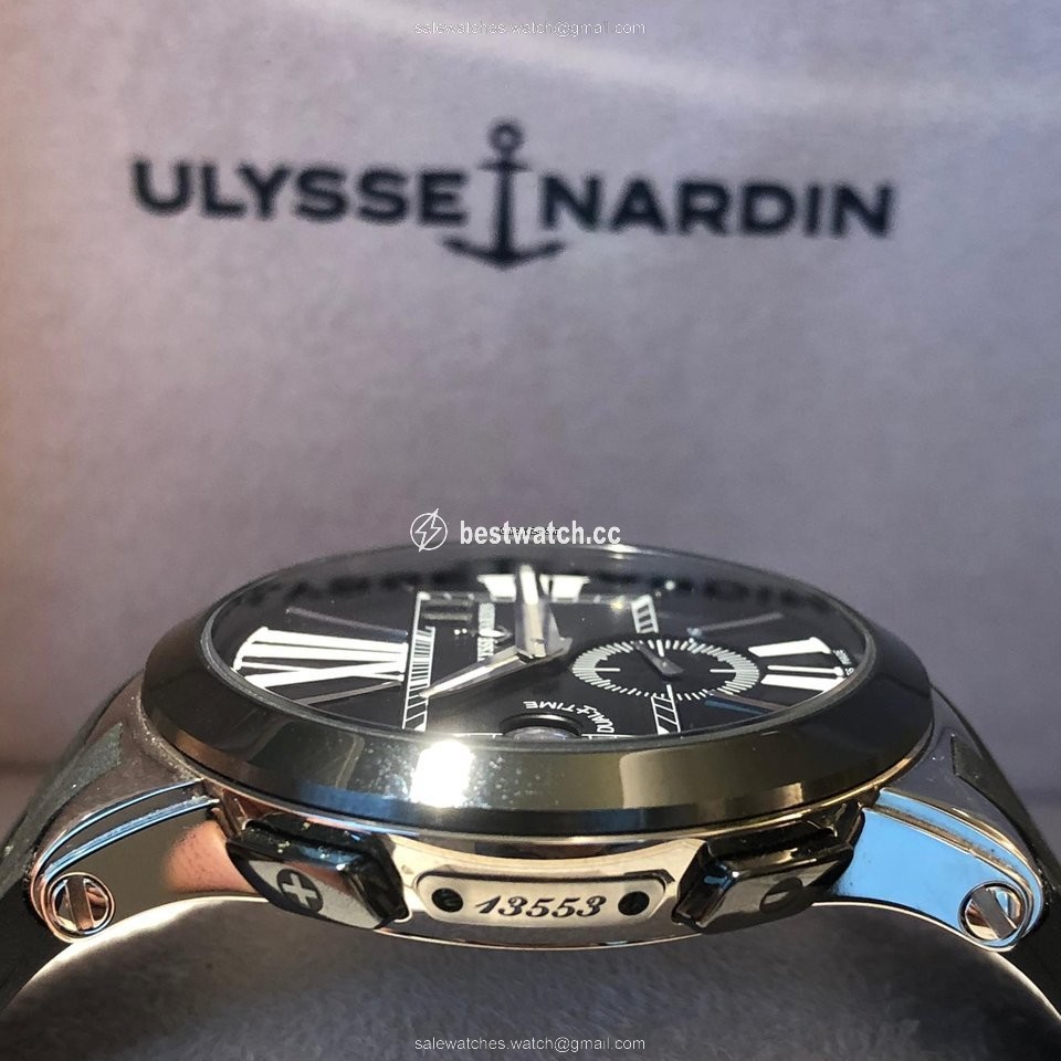 IMG_9086 Ulysse Nardin Executive Dual Time Mens watch Unisex Automatic Steel 243-00 421 3