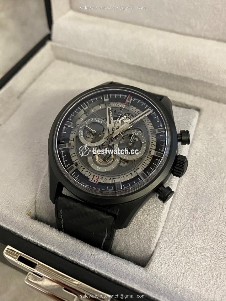 IMG_9086 Zenith El Primero Chronomaster Mens watch Unisex Automatic Ceramic 49.2520.400 98.R578 3