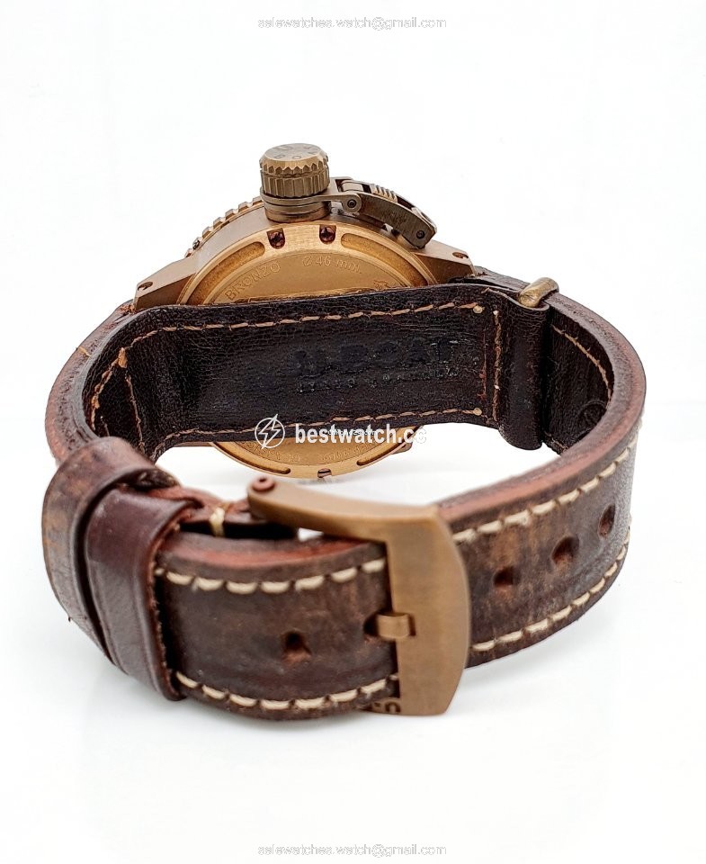 IMG_9086 U-Boat Classico Mens watch Unisex Automatic Bronze U-9008 3