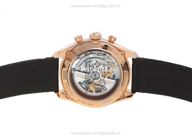 IMG_9086 Zenith El Primero Chronomaster Mens watch Unisex Automatic Rose gold 18.2042.4061 76.C494 3