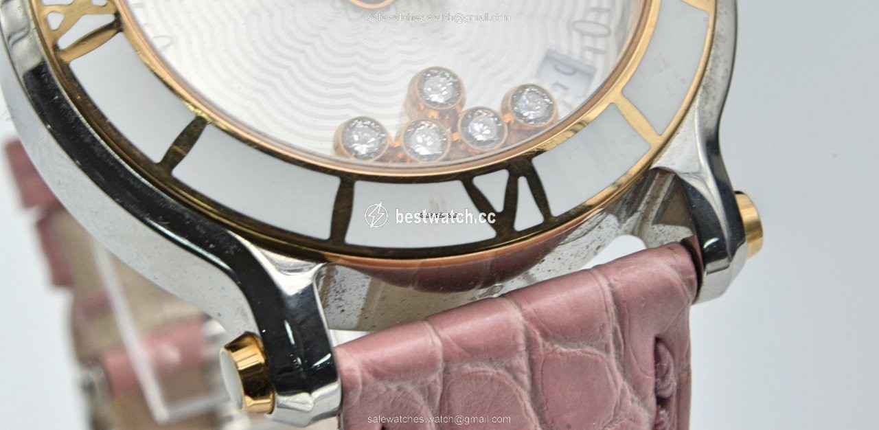 IMG_9086 Chopard Happy Sport Womens watch Quartz Steel 278475-3016 3