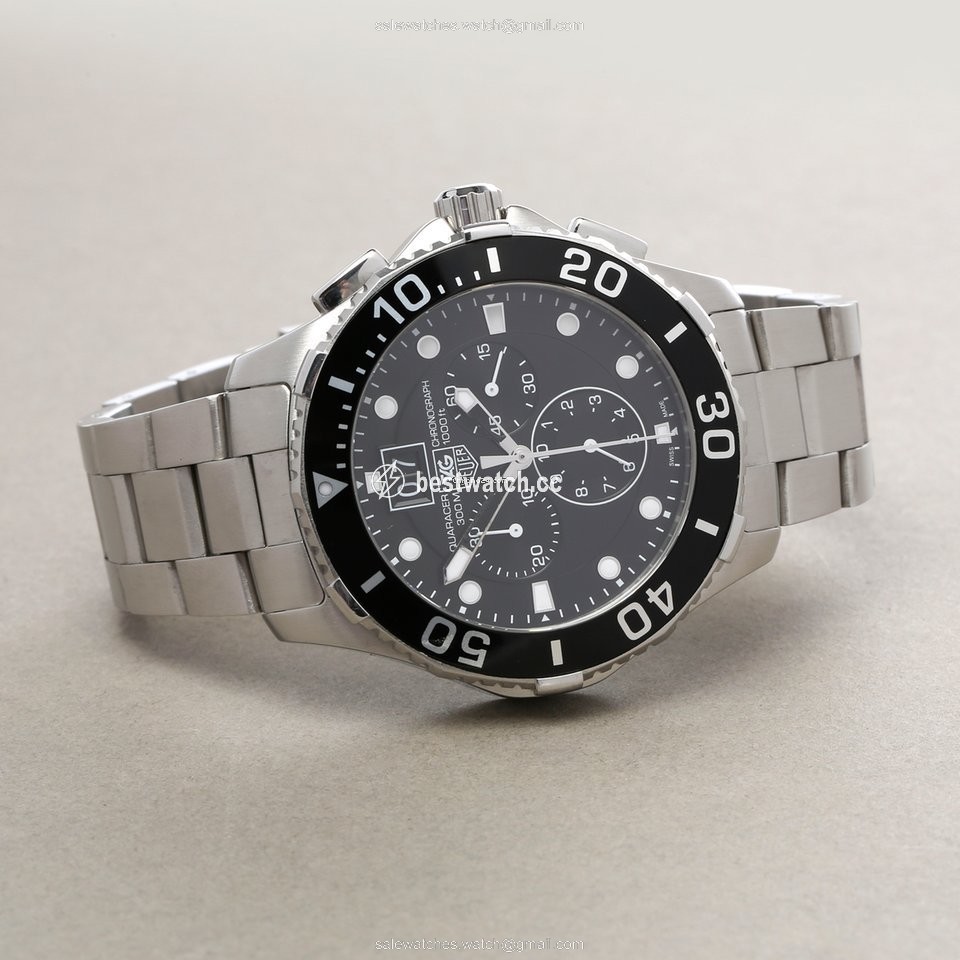IMG_9086 TAG Heuer Aquaracer 300M Mens watch Unisex Quartz Steel CAN1010 3