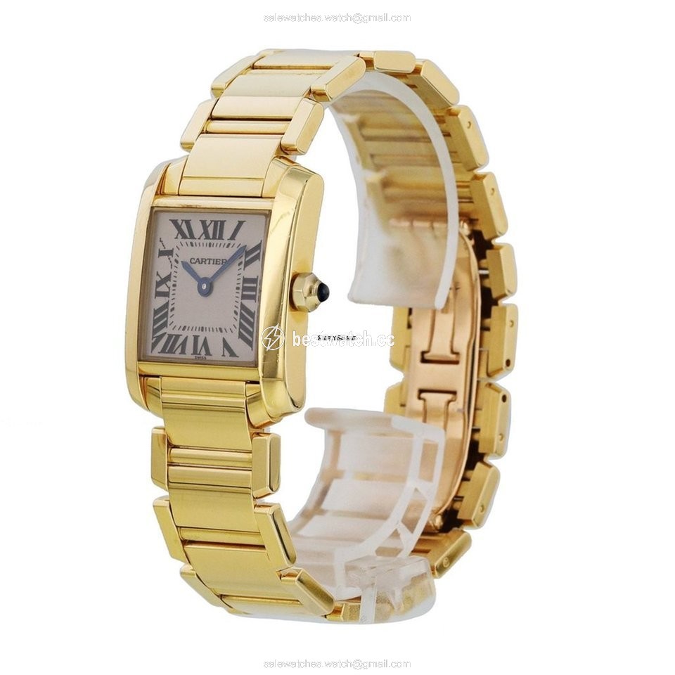 Cartier Tank Francaise Womens watch Quartz Yellow gold 1820 3