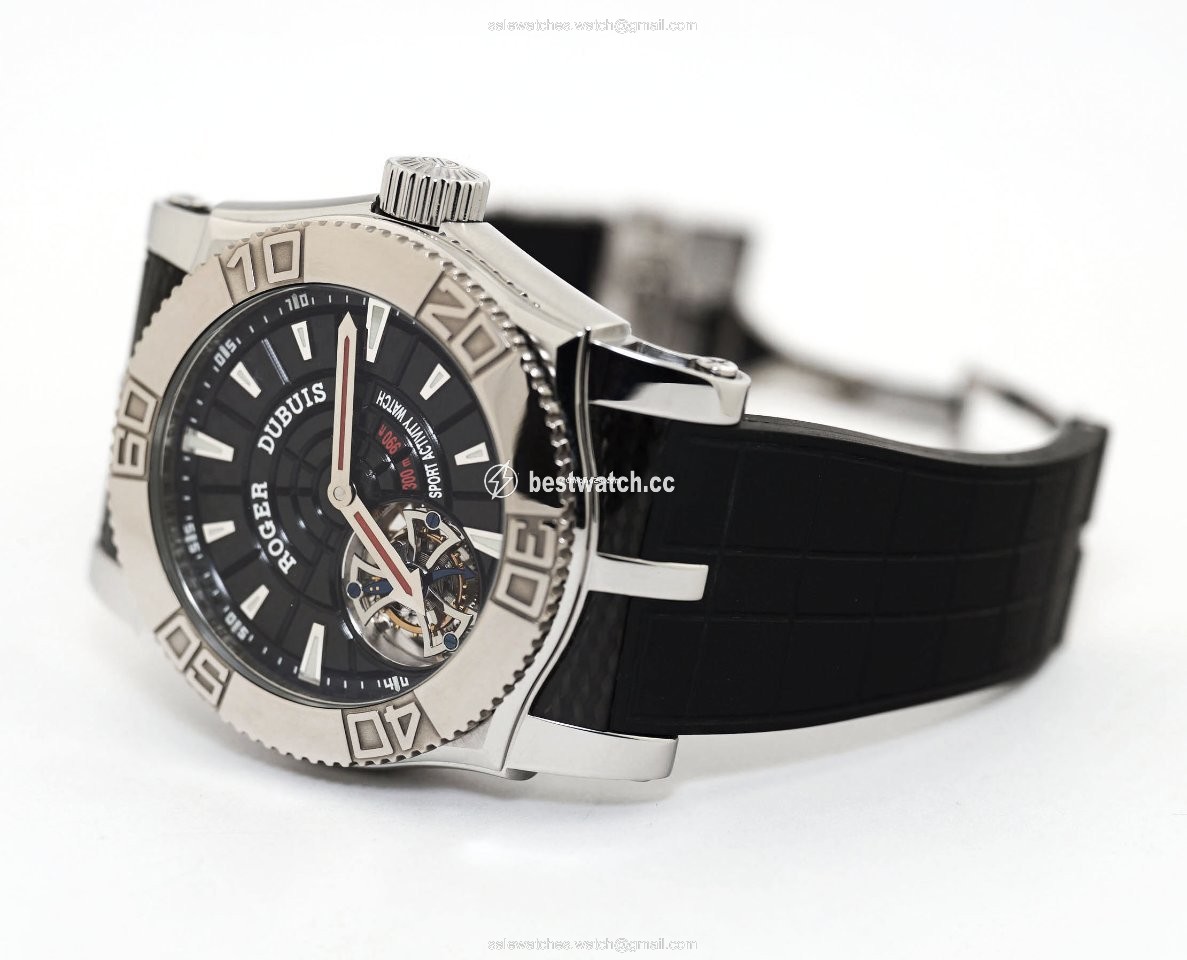 IMG_9086 Roger Dubuis Easy Diver Mens watch Unisex Manual winding Steel SE48 02 9 0 K9.53 3