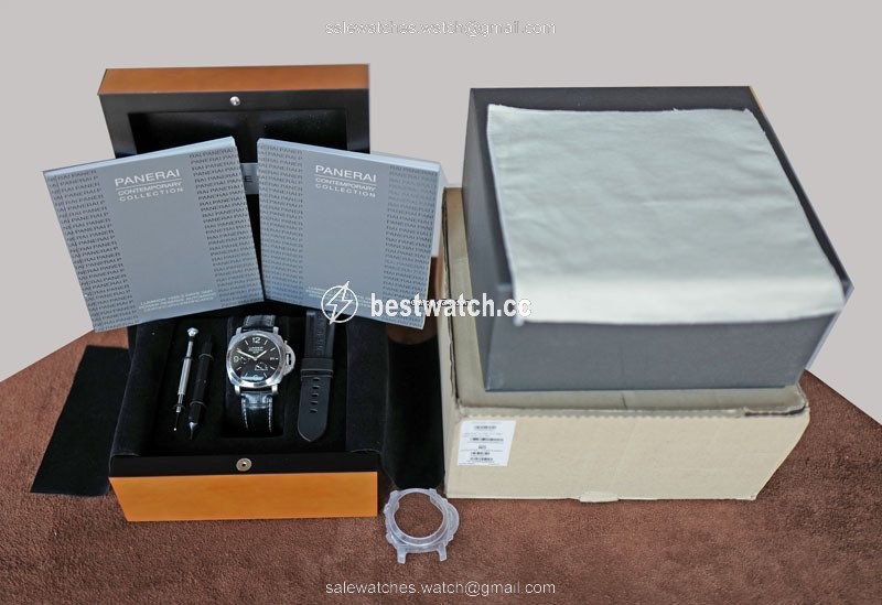 IMG_9086 Panerai Luminor 1950 3 Days GMT Power Reserve Automatic Automatic PAM 321 3