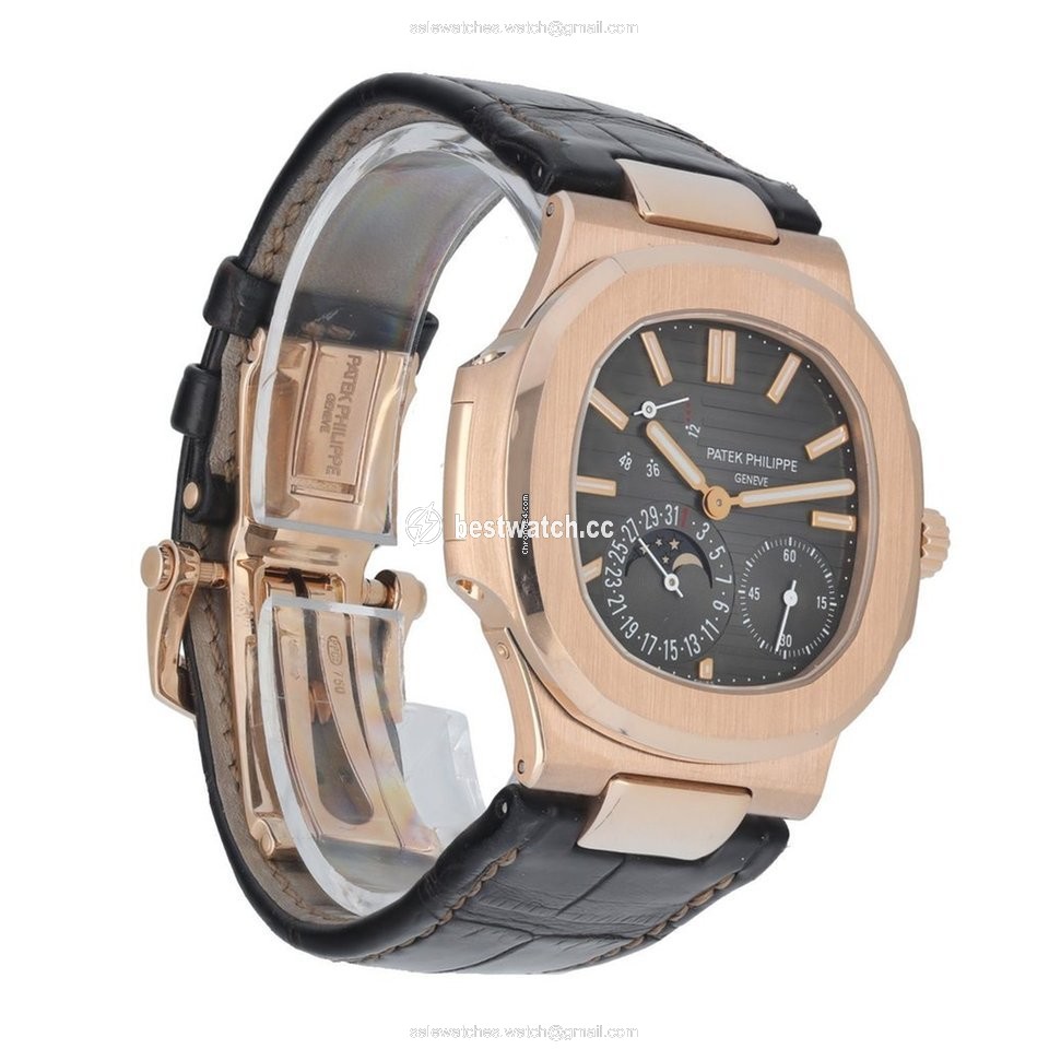 Patek Philippe Nautilus Mens watch Unisex Manual winding Rose gold 5712R 3