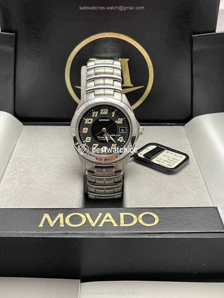 Movado Kingmatic Mens watch Unisex Automatic Steel 84-D7-877 ser. 3721235 3