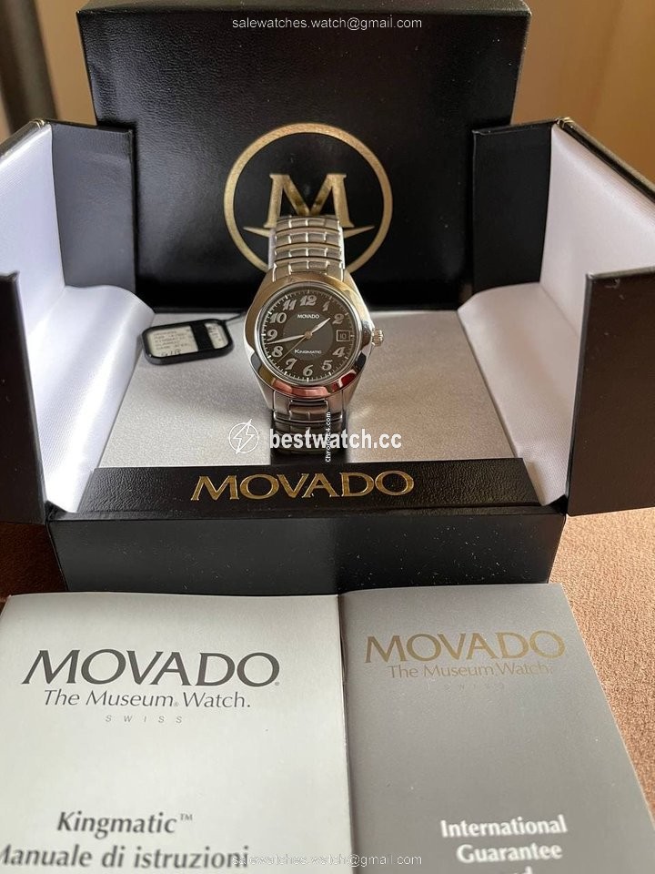 IMG_9086 Movado Kingmatic Mens watch Unisex Automatic Steel Ref. 84-D7-875 Ser. 3716550 3