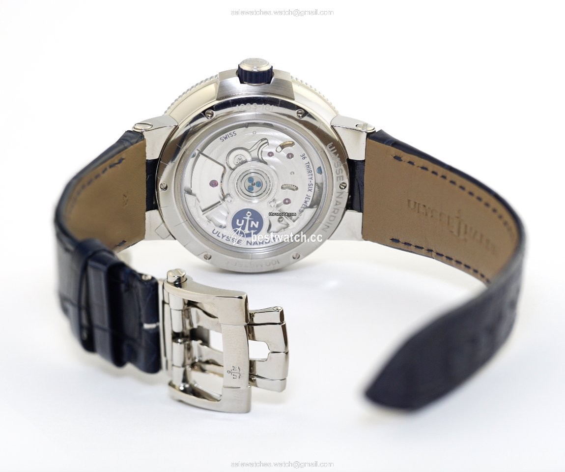 Ulysse Nardin Marine Tourbillon Mens watch Unisex Automatic Steel 1283-181 E3 3