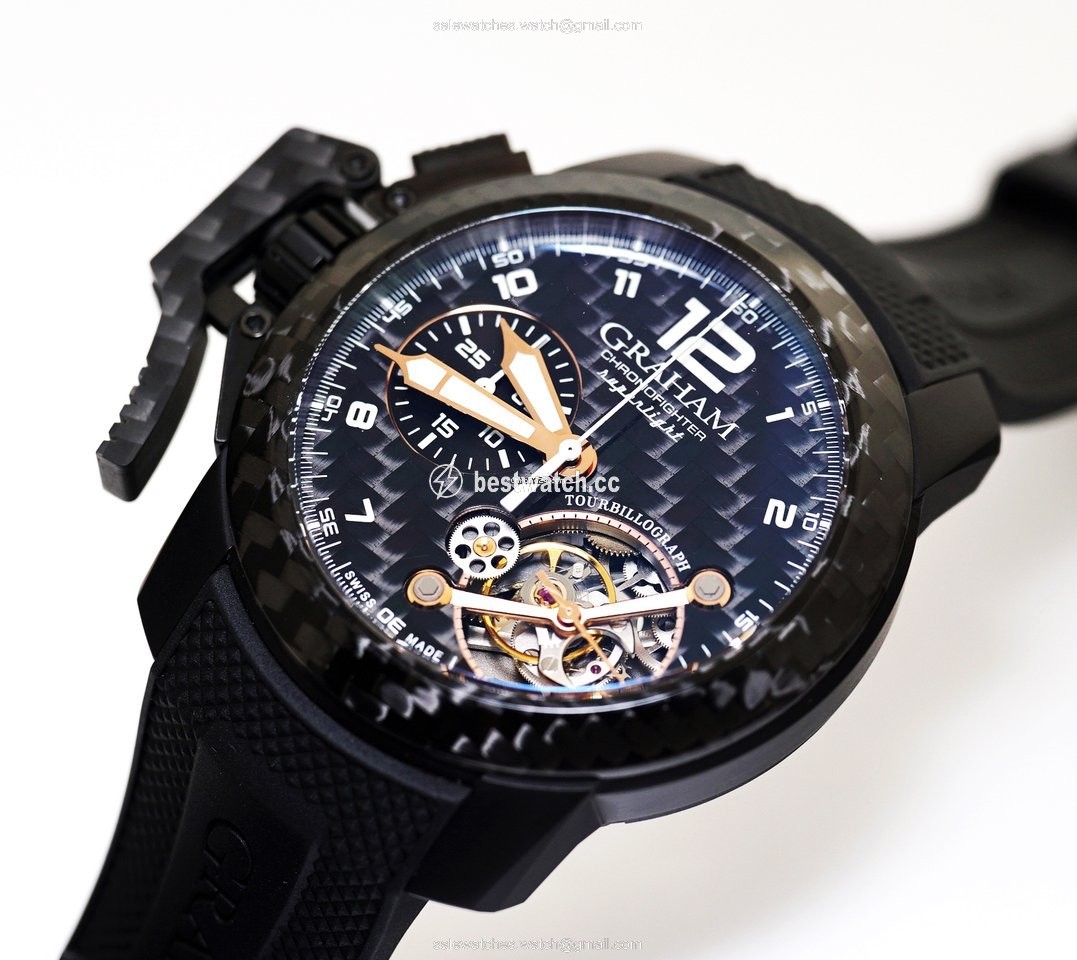 IMG_9086 Graham Chronofighter Mens watch Unisex Automatic Carbon 2CCBK.B35A 3